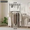 Secador de Roupas de Chão para Quarto, Cabide Dobrável para Uso Doméstico, Armazenamento Simples Interno, Secador de Roupas para Varanda