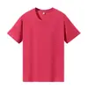 Venta al por mayor de fábrica Camiseta Blanca de Manga Corta para Mujer 180g Algodón Puro Hombro Derecho 25 Nueva Ajustada Cuello Redondo Top
