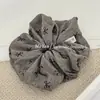 Scrunchie Vintage de Principios de Otoño con Lazo Nuevo Sencillo de Gama Alta para Cola de Caballo Banda Elástica Elegante Flor