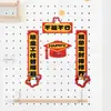Ímãs de Geladeira Novo Estilo Ano Novo 2027 Adesivos Magnéticos Criativos Adesivos de Porta Decoração de Ano Novo Adesivos Magnéticos de Porta