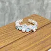 Anel Aberto Flor Gota de Óleo Esmaltado Estilo Doce Cremoso Menina Exquisito Nicho de Alta Qualidade Versátil Estilo Ocidental Lindo Anel