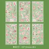 Pegatinas Vintage de Plantas y Flores de Moda Materiales Decorativos Impermeables de PVC para Diarios de Estudiantes Pegatinas Florales DIY