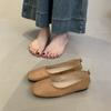 2025 Novos Sapatos Rasteirinhas de Verão para Mulheres, Sapatos Slip-On Preguiçosos com Sola Macia Antiderrapante, Sapatos de Vovó Fada Suave