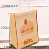 Serie de Bolsas de Regalo Bolsa de Empaque para Té con Leche, Café, Repostería Bolsa de Papel Kraft Bolsa Tote para Pasteles Bolsa de Compras Regalo