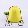 Bolsa promocional impermeable de almacenamiento en stock para natación, deportes al aire libre, mochila, bolsa con cordón para maratón