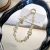 Llavero de Cuentas de Cristal, Bolsa de la Suerte Acrílica, Colgante para Bolsa, Accesorios, Llavero de Coche, Colgante, Correa de Muñeca