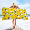 Toalla de baño de microfibra personalizada del fabricante Serie Gato Hello Kitty Toalla de playa impresa transfronteriza para natación