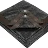 Malla parasol marrón, encriptada y engrosada, red de protección solar con bordes perforados, malla de sombra, red de protección solar, malla parasol negra transfronteriza
