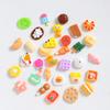 Pan de fideos chocolate simulación comida juego crema pegamento diy parche carcasa teléfono móvil material de joyería hecho a mano accesorios de resina
