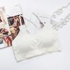 Sostén Sling con Letras Inglesas Sin Costuras Sin Aros de Acero de Una Pieza Sostén Deportivo Sin Costuras Top Tubo de Espalda Hermosa Básica para Mujer