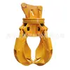 Garra Multi-Flap para Escavadeira, Garra de Lótus Rotativa 360 graus para Sucata de Ferro e Aço, Acessório de Escavadeira, Garra de Aço Flor de Ameixa