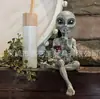 ESTÁTUA DE RESINA alienígena de resina OVNI gnomo de jardim estátua de jardim decoração