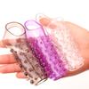 Funda de bloqueo de esperma de partículas pequeñas y grandes para hombres, Tirantes de lobo, Cabeza expuesta, Anillo de resistencia del prepucio, Funda fálica divertida, Productos sexuales en nombre de