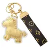 Producto Más Vendido en el Año del Caballo: Llavero de Oro Puro 999 "Hazte Rico al Instante", Colgante de Bolsa de Dibujos Animados, Adecuado para Regalar, Transmisiones en Vivo y Promoción de Negocios