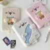 Álbum de Fotos de Peluche de Foca Bebé Original Álbum de Hojas Sueltas Estudiante Cuatro Compartimentos Álbum de Almacenamiento Polaroid para Fans Álbum Pequeño de Tarjetas de 3 Pulgadas