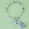 Cuerda de Colores al por Mayor Modelo Nuevo 2026 Hilo de Algodón Cuerda Roja Cuerda Trenzada Pulsera Colorida Ajustable para Adultos y Niños Pequeño Regalo