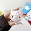 Gato Gatito de Silicona Dibujo Animado Lindo Adecuado para Soporte Magnético Magsafe con Fuerte Adsorción y Airbag Retráctil para Escritorio