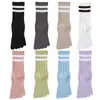 Calcetines de Cinco Dedos 100% Algodón para Mujer, Otoño e Invierno, de Media Pantorrilla, Antideslizantes, Antiolor, Antibacterianos, Sin Costuras, Calcetines Largos Completamente de Algodón para Invierno
