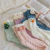 Meias de Coral Fleece para Mulheres, Outono e Inverno, Espessadas, Quentes, Fofas, Para Dormir, Casa, Chão, Maternidade, Pelúcia, Macias, Meias de Cano Médio