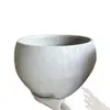 Design de paisagismo quadrado calha de plantio de concreto UHPC combinação de plantas verdes de jardim vaso de flores GRC vaso para paisagismo externo