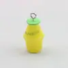 Resina Estéreo Artificial Mini Colorido Botella de Yogur Botella de Leche Colgante Pequeño Accesorios para Joyería DIY Materiales Hechos a Mano