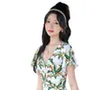 Traje de Baño para Parejas Conservador Falda Delgada Traje de Baño para Mujer Pantalones de Playa para Hombre Traje de Baño para Parejas de Vacaciones Transfronterizo