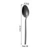 Conjunto de Talheres de Aço Inoxidável Transfronteiriço Colher Cavaleiro Colher de Sopa com Cabo Longo Colher Doméstica Faca de Sobremesa Ocidental Garfo Colher