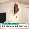 Relógio de Canto Estilo Creme Decoração de Casa Relógio de Parede Dupla Face Sala de Estar Personalizado de Alta Qualidade Criativo Relógio de Canto Pendurado na Parede