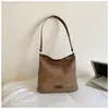 Bolso Tote Casual y Relajado de Gran Capacidad para Mujer 2026 Verano Nuevo Estilo Tejido de Paja Moda Casual Bolso de Hombro Cruzado