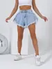 Fábrica de Shorts de Mezclilla con Parche Estampado Estilo Europeo y Americano Cortos Transfronterizos Personalización en Lotes Pequeños