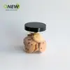 Pote Selado Plástico para Alimentos e Animais de Estimação 450ml Garrafa Plástica Transparente Pote para Frutas Conservadas e Doces Boca Larga Calibre 75 Pote Plástico