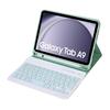 Funda Protectora con Teclado Bluetooth Adecuada para Samsung Tab A9 8.7 pulgadas X110 A11+ A9 Plus Ranura para Lápiz Funda de Cuero