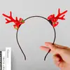 Faixas de Cabeça e Tiara de Natal para Adultos e Crianças, Faixas de Cabeça de Natal com Galhos, Acessórios de Cabeça de Natal