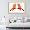 Amor de aguja 99 punto de cruz nuevo animal de dibujos animados rama pájaro bordado paquete de material pintura decorativa para dormitorio venta al por mayor de fábrica