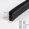 Tira de sellado de burbuja lateral en forma de U para gabinete, a prueba de polvo e impermeable, tira de sellado de burbuja superior para gabinete de control eléctrico, tira de goma para gabinete electromecánico
