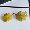 Folhas Simuladas com Cores Ricas, Novas Folhas de Bordo para Fotografia, Adereços de Decoração para Casamentos ao Ar Livre, Artesanato Atacado de Folhas Artificiais