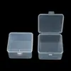 Caja Transparente de Plástico para Joyas, Cuentas, Almacenamiento con Tapa, Caja de Muestras, Tornillos, Caja Organizadora para Equipo de Pesca