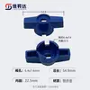 Accesorios de Perilla de Válvula de Control para Distribuidor de Agua de Calefacción por Suelo Válvula de Control de Calefacción Manija Giratoria Válvula de Bola Geotérmica Válvula de Ángulo para Calefacción de Agua
