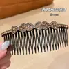 Pinza para el pelo de peine invertido con pedrería para mujer, una herramienta mágica para fijar y arreglar los pelos sueltos en la nuca, pinza para el flequillo, horquilla, accesorio para el cabello
