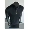 Chaleco Deportivo Americano de Media Cremallera Transfronterizo para Hombre Verano Streetwear de Calle Diseño Fresco Camiseta sin Mangas Sudadera de Fitness