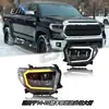 Adequado para Conjunto de Farol 14-20 Toyota Tundra Picape Tundra Modificado Luz Diurna de LED Lente de LED