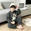 Nuevo conjunto elegante para niños 2026 moda primavera y otoño conjunto de sudadera para niños, lindo conjunto de dos piezas para niños pequeños para niños a principios de otoño
