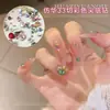 Rhinestones Redondos de Colores con Base Puntiaguda para Uñas, Diamantes de Imitación Deslumbrantes Famosos en Internet con 33 Facetas, Rhinestones Redondos de Relleno para Uñas DIY