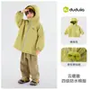Chamarra Infantil Dudu para Niños, Atuendo de Otoño, Top para Bebé, Chamarra Softshell para Exteriores para Niñas, Nuevo Modelo 2026, Impermeable y Transpirable