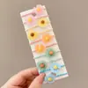 Cuerda para el pelo de estrella pequeña de alta elasticidad Banda de goma para atar trenzas pequeñas de pío Accesorios para la cabeza Banda elástica para la cabeza de niños Nueva 2025