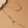 Corda de pingente tecida à mão, corda de colar, fivela de paz Pixiu de jadeíta, corda de colar de alta qualidade, versátil