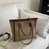 Bolso Tote Bandolera Retro de Gran Capacidad para Mujer 2025 Invierno Nuevo Estilo Coreano Moda Bolso de Hombro Moderno Versátil Bolso de Axila