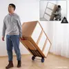 Carro plegable pequeño para uso doméstico, carro de equipaje portátil, carrito de compras, carrito para puesto de comida