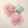 Rosa de Organza Helado Dulce y Romántico Francés Accesorios para el Cabello Hechos a Mano Broche Ropa Zapato Bolsa Accesorios