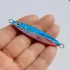Isca Plana Flutuante para Cavala, Isca de Chapa de Ferro, Isca Artificial, Isca Artificial para Pesca de Cavala, Isca de Chapa de Ferro com Anzol Duplo, Lançamento Ultra-Longo